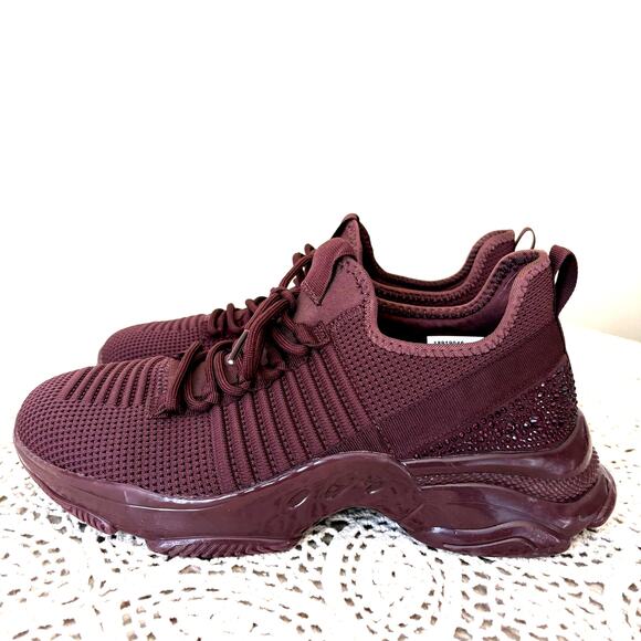 torrid Shoes - TORRID Women's 10WW Burgundy Chunky Active Sneaker Lace Up Jewels NWOT Active
